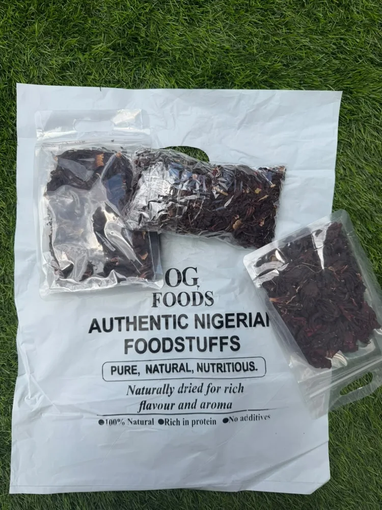 Dried hibiscus petals